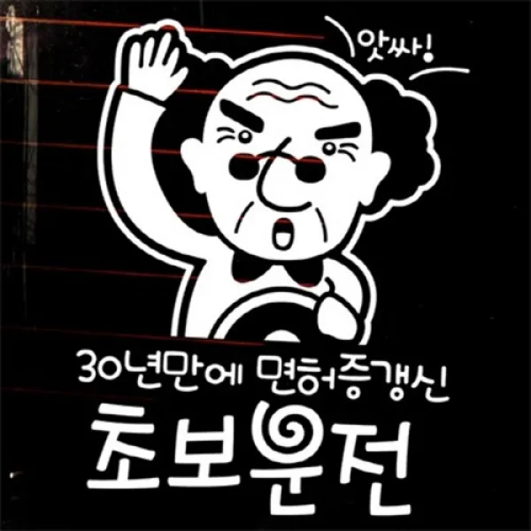 아트박스/뭉키데코 [LSC-338]30년만에 면허증갱신 초보운전