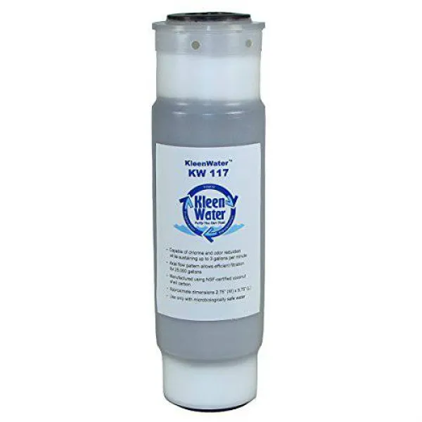 KleenWater 세분화 된 활성탄 워터 필터 카트리지 아쿠아 퓨어 A/8763734, 상세내용참조