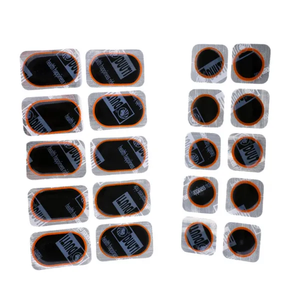 Royalways 20Pc 타이어 안 관 헝겊 조각주기 자전거 / 산 자전거 빵꾸 수리 용 연장통, 1개