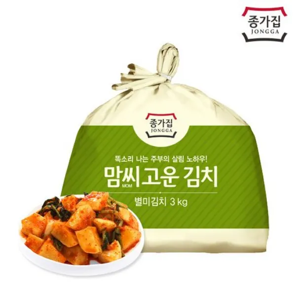 종가집 맘씨고운 총각김치 6kg (3kg+3kg)