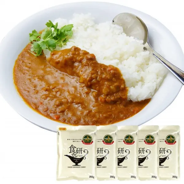 충분한 양파와 쇠고기의 맛이 녹아 든 진한 비프 카레 중간 매운맛 200g 5 식 세트 북국의 선물, 1