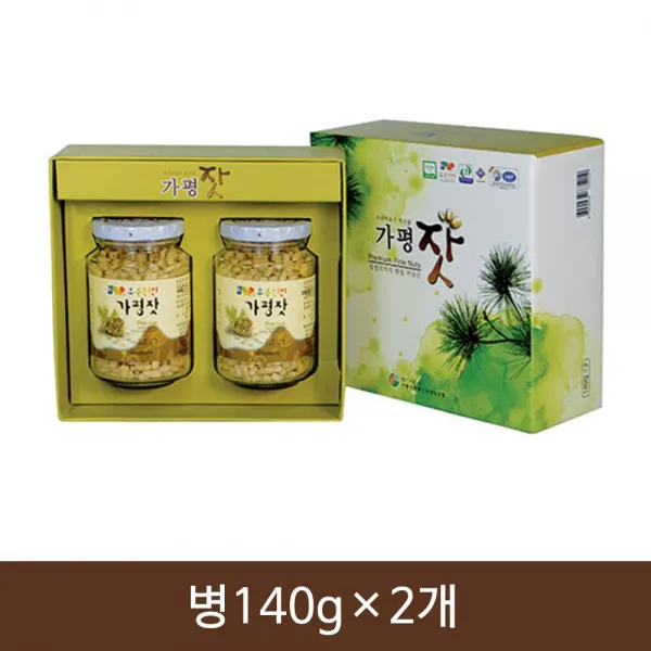 고소한 견과류 아침식사 부모님 선물세트 간식 잣 2병잣 간식 견과류 샐러드 잣죽 정월대보름 선물 간 쿠팡 1