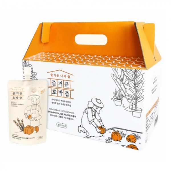 일년내내 즐거운 나의 즙 즐거운 호박즙 100ml 25개