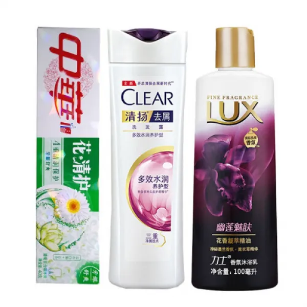 샴푸 100ml + 웨이스 샤워 100ml + 중화치약 40g (연합리화 새해 아름다운 수트룩)(8), 1개, 0ml