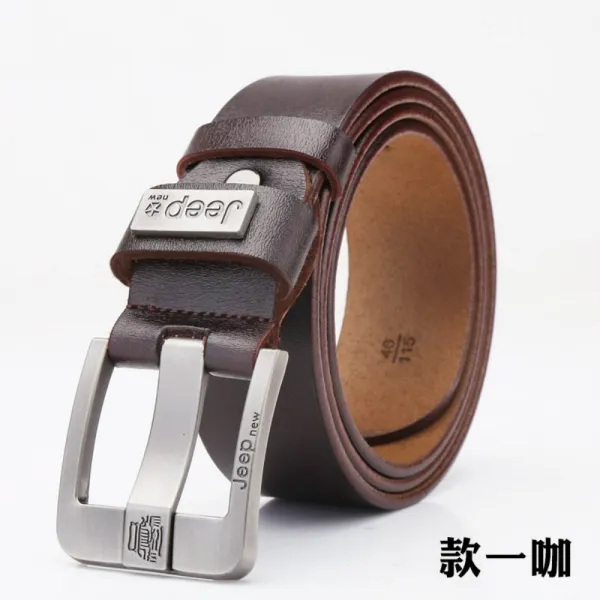 패션용품 캐쥬얼 정장 Jeep 통소가죽 벨트