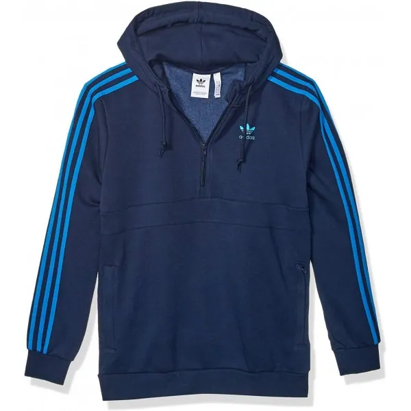  미국 직구 아디다스 오리지널스멘즈 3 스트라이프하프짚스윗셔츠 Mz15697375