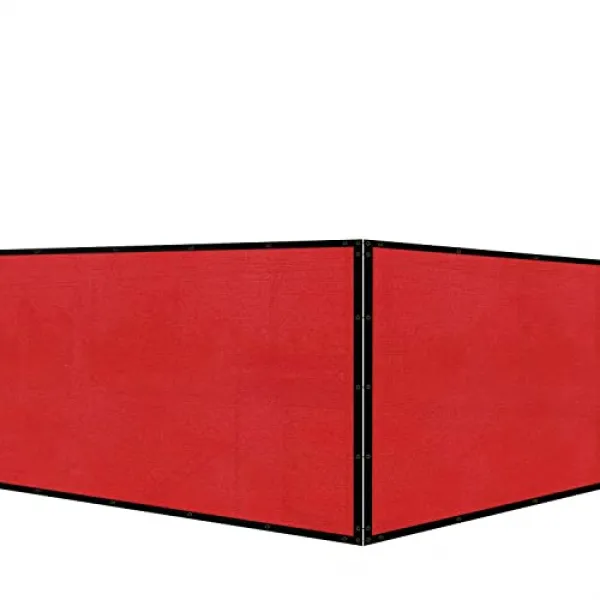 8'x86 '프라이버시 울타리 스크린 커버 커버 황동 버클 180gsm 무거운 울타리 야외 뒷마당 코트 야드와 갑판 뒤뜰 공원 블록 이웃 레드 사용자 8'x86' Red 8'x86' Red