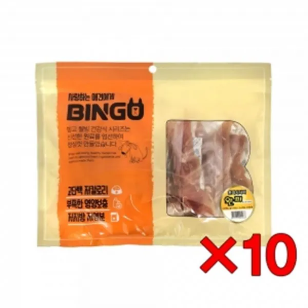 비만예방 사사미 육포간식 400gx10개 훈련 배웅간식 개간식 건강, 10개