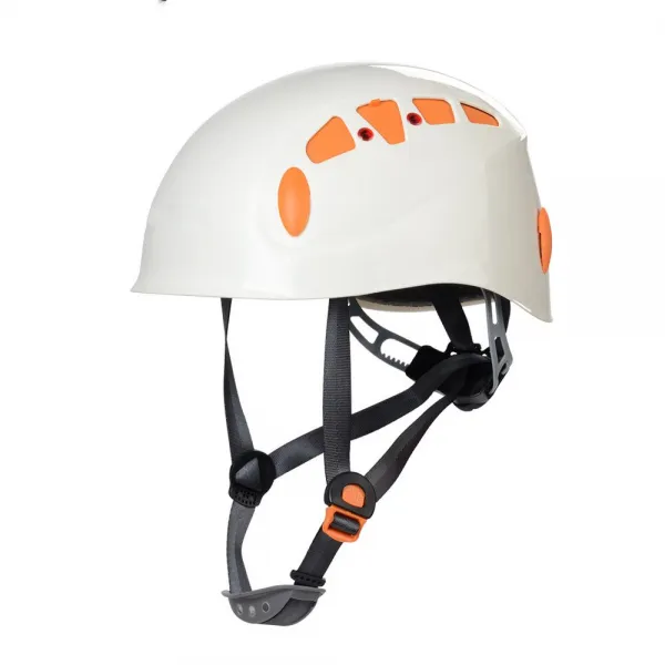조정 가능한 등산객 헬멧 야외 안전 등산 자전거 타기 Rappelling Protector Gear White_1