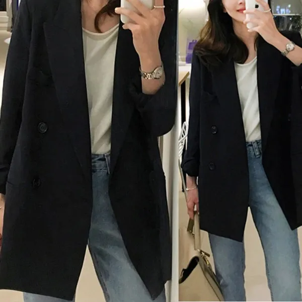 센슈얼드림 여성 간절기코트 롱코트 트렌치코트 블레이저 마이 재킷 3k 코트