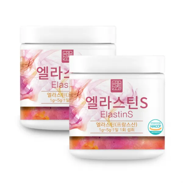 마음가짐 먹는 엘라스틴 저분자 피쉬 콜라겐 히알루론산 데스모신 150g, 2통(300g)