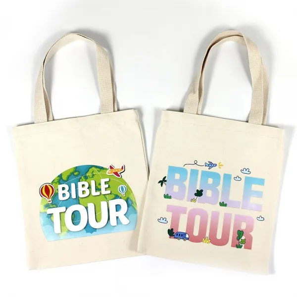 에코백 교회가방 Bible Tour 바이블투어 2종 2.에코백 비행기 바이블투어