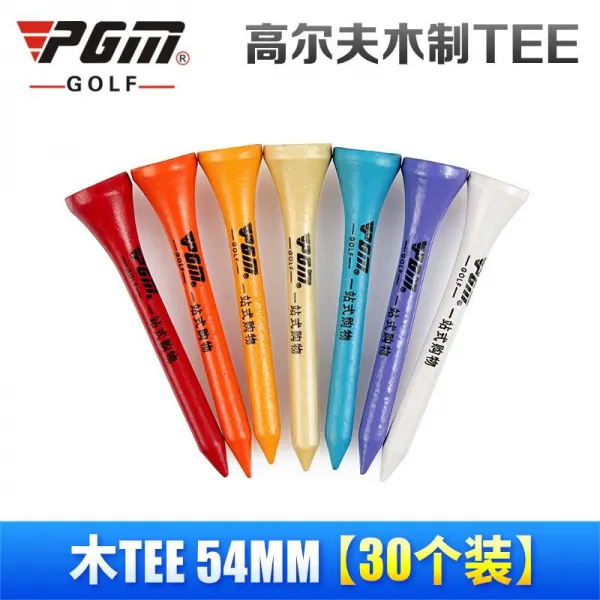 골프스파이크 골프 TEE퇴장 기구 용품 나무 TEE, T11-나무 TEE54mm(포함 logo)(30개별포장)