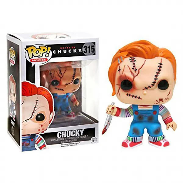 FUNKOPOP 달빛 광심 당황함 공포 영화 광대 부활함 전기톱으로 혼을 놀라게 함 차치 피규어 열쇠고리, L