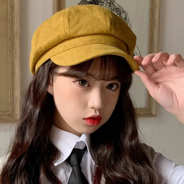 Dec.28 344번 오리 화가 가을 겨울 모자로 자녀들의 팔각 레이 베이는 혀의 챙 모자 잘 어울리는 복고풍일 신문학과 아동이 많아졌다.z