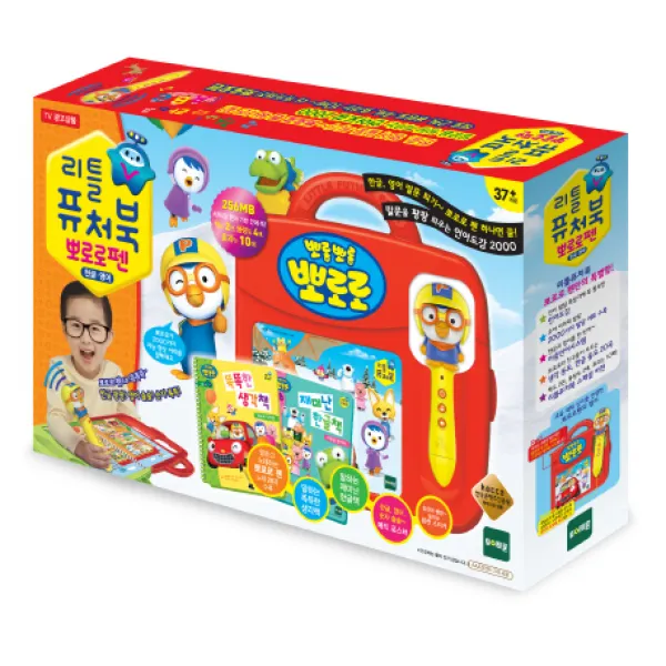 뽀롱뽀롱 뽀로로 리틀 퓨처북 뽀로로펜 세트, 레드
