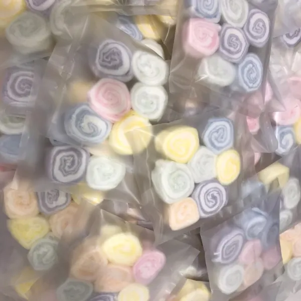 예쁜수제솜사탕 7가지맛 한입포켓베리믹스솜사탕10g, 1개, 10g