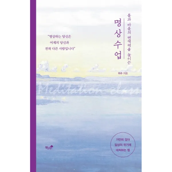 몸과 마음의 면역력을 높이는 명상 수업:가만히 앉아 일상의 위기에 대처하는 법, 책과나무