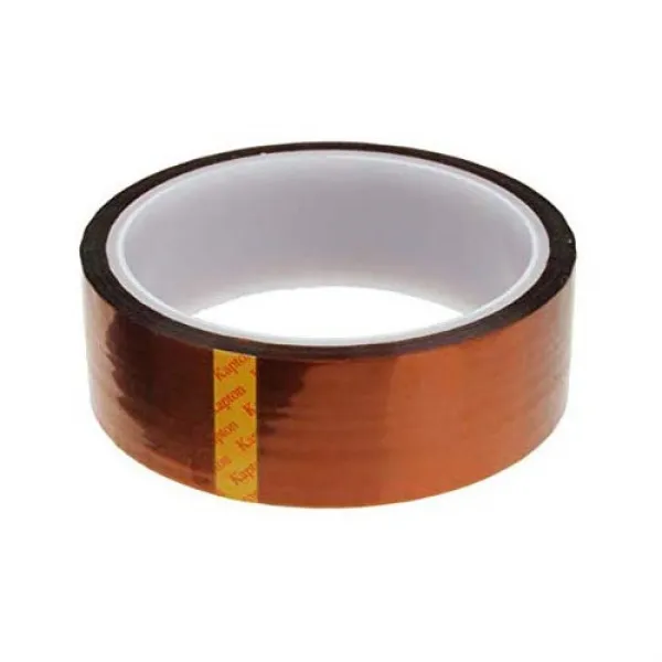 ASPEN BURG 2 Rolls (10mm and 5mm) High Temperature Heat Resistant Kapton Tape Polyimide Film Adhesive Tape, Size Name = 30 mm