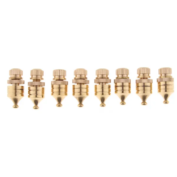 Stk 8x 순수한 구리 스피커 충격 흡수 스파이크 피트 고립베이스 스탠드 패드 30x15x15mm 황금
