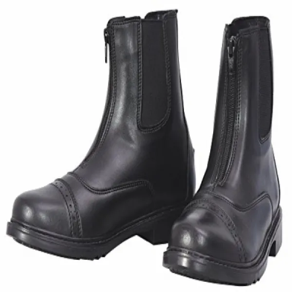 TuffRider Women's Starter Front Zip Paddock Boots Black 9.5 9.5 블랙 TuffRider 숙녀 초보자 앞 지퍼 여주인 장화, 1