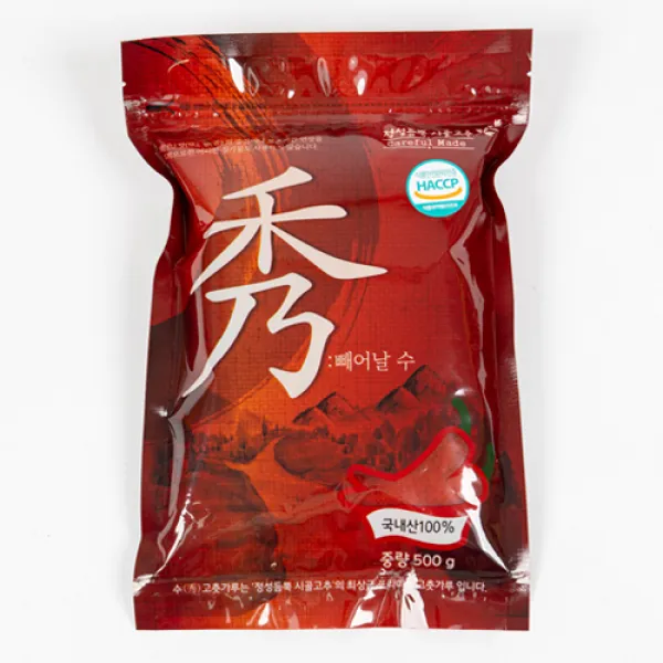 국산 햇 고춧가루 [중간맵기 보통굵기] 정성듬뿍시골고추, 500g, 2팩