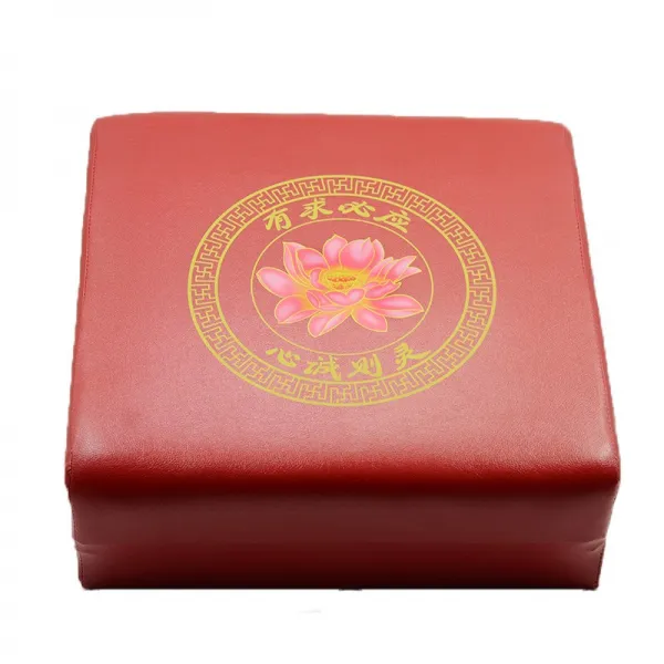 부처님공양 매트 스퀘어 연꽃 절 방석 원목 가정용 중국식 실내 머리를 조아리다 소프트 무릎 꿇다 스툴 배 2611810673 60*60 23*17