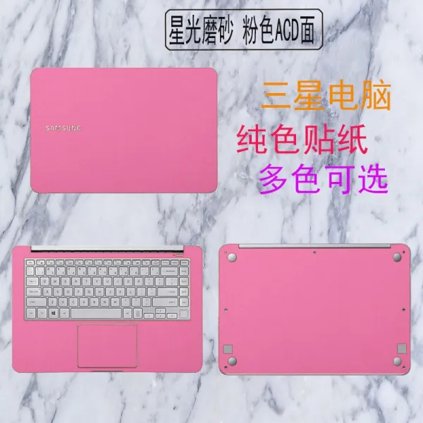 유니크원 갤럭시북 적용 133 인치 GALAXYBOOK SNP767XCM 노트북드 터치 컨트롤 기체다 스티커 시트지 배막, 별빛 샌딩 핑크 ACD 면