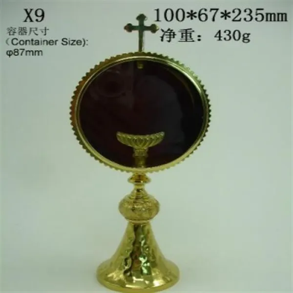 고품질 ostensorium monstrance 구리 거룩한 상자 가톨릭 교회 것들 섬세한 우아한 거룩한 친교 eucharist jes