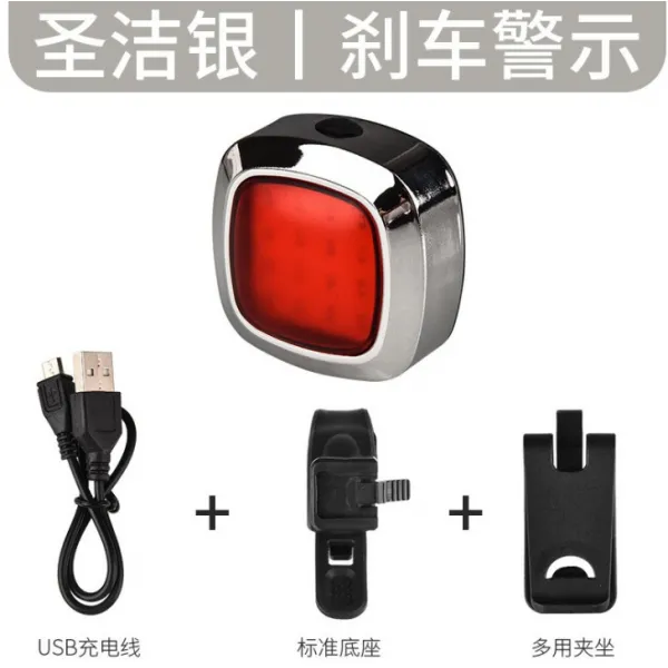 아이엔(I.N) 이지웨이카드리더기 매복자 USB 충전 브레이크 감응 라이딩 엄밀함 방수 경고, 실버헹거 브레이크 경고 타입