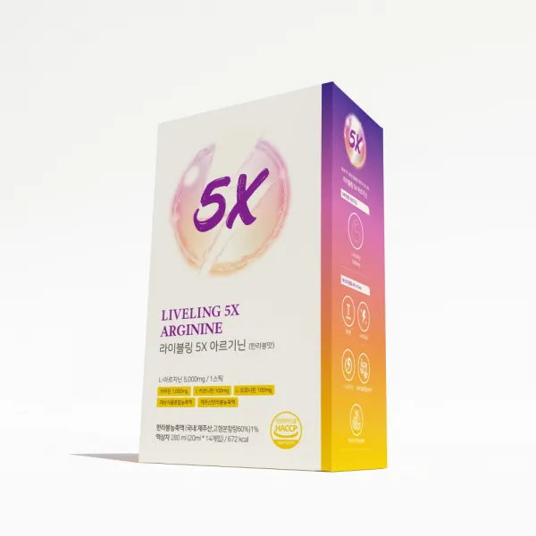 라이블링 5X 아르기닌 20ml 14개, 280ml, 1개