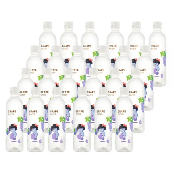 [유통기한임박특가]카카오프렌즈 네오 포도 워터 410ml(유통기한 21년 1월 30일), 24개, 410ml