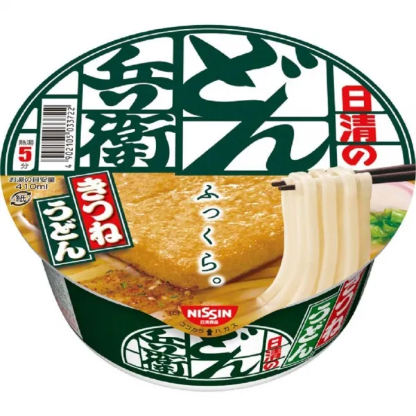Nissin 닛신 Donbei 돈베이 동일본향 키츠네 우동 96g x 12개, 1세트