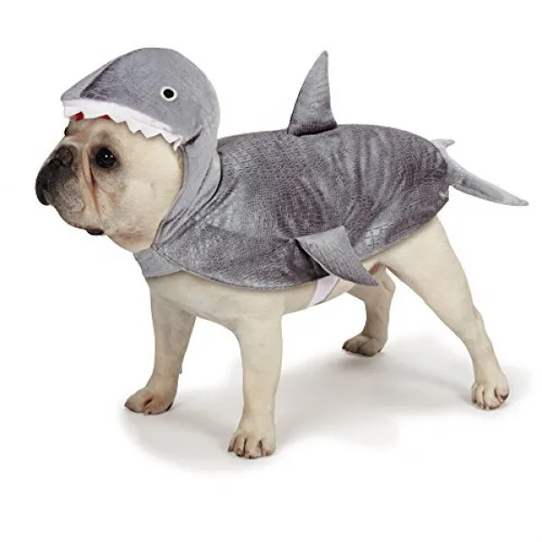 Casual Canine Casual Canine Shark Costume for Dogs 12” Small 캐쥬얼 송곳니 캐쥬얼 송곳니 상어 의상 12 ”소형, nullSET