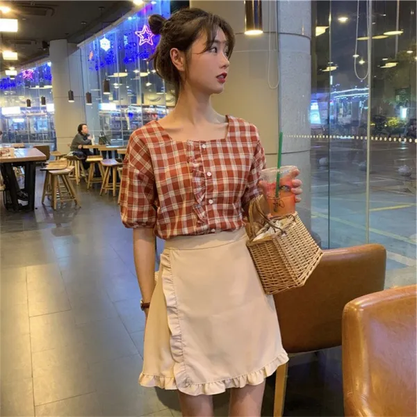년 여름 신법식 복고본 경량 숙풍 작은 키 소금도 가능 단치마 여