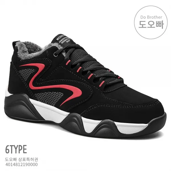 도오빠 남자 운동화 남성운동화 겨울 신발 스포츠 기모 벨벳