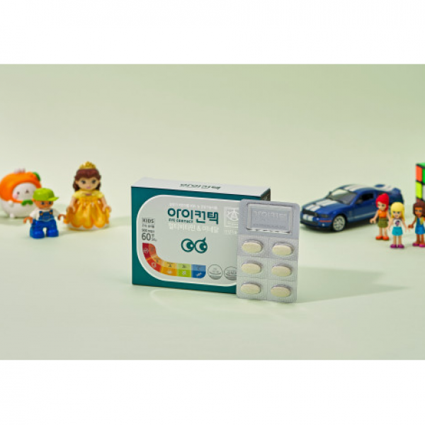 아이컨택 시력관리 눈영양제. 면역력기능 향상 (2개월분)