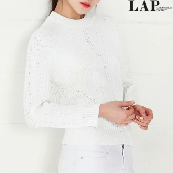 LAP 랩(LAP) 홀가먼트 니트 풀오버 AG2KH161