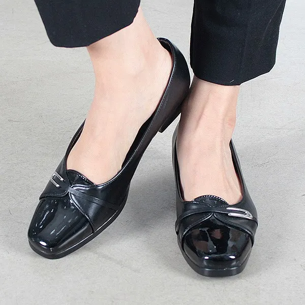 베라슈즈 편안한 착화감 4cm굽 심플 가벼운 국산 여성 구두 펌프스 힐 기본 정장 여자 클랙식 수제화 미들 로우 Meya