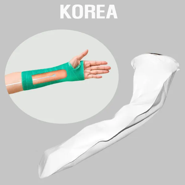헬스데이 기브스방수커버 팔깁스 방수팩 깁스샤워 깁스목욕, 1개, 깁스방수커버 팔A55 + 깁스긁개