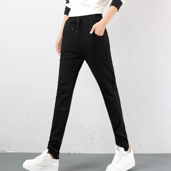 바른몰 여성 겨울 블랙 기모 바지