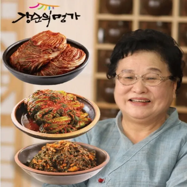 [강순의명가] 포기김치3kg+갓김치 2kg+고들빼기1kg