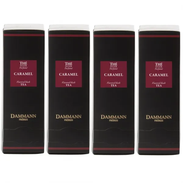 Dammann Caramel 다만프레르 캐러멜 홍차 개별포장 24티백 4팩 (총 96크리스탈티백)