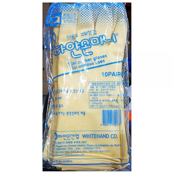 ⊙♭한정판매◎ 고무 미색 손목 식당 장갑 10입 과세 X50개 주방 Zp‡♩p 1가능 1개 ☞ 해당 상품 선택하기_sicssic™