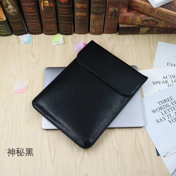 노트북가방 사용 Lenovo구세주 Y7000이너백 310s컴퓨터가방 14인치노트북 Ideapad320S컴퓨터 보호커버 트렌디 5000구세주 r720컴퓨터가방 15.6가죽커버, C02-PU풀블랙
