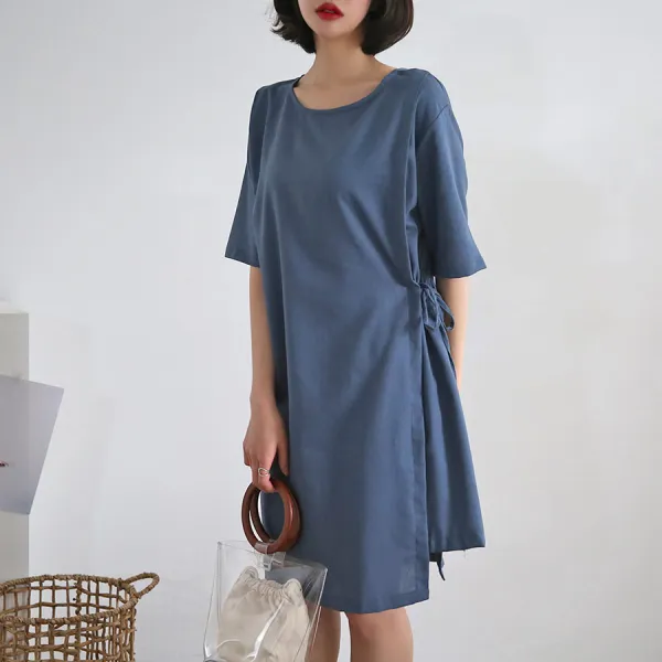  Newcare 여름 린넨 원피스 언발린넨원피스