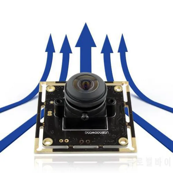 어안 넓은 화각 180도 5MP 수동 초점 웹캠 OTG UVC Aptina MI5100 USB 카메, 상세내용참조, 상세내용참조