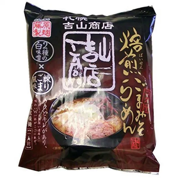 후지하라 국수 제조 삿포로 기치야마 상점배 전참깨 미소 라면 113.5g, 본문참고, 본문참고