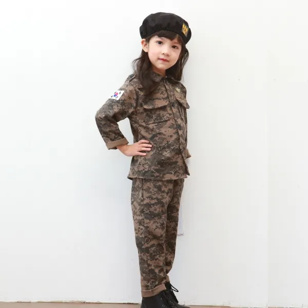 무지개나무 무지개나무 아동군복 유아상하복세트 모자포함