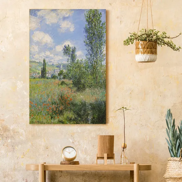 클로드 모네 인기 명화 인테리어그림 캔버스액자, 39 베테유의 경치